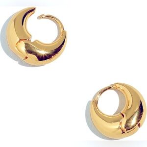 Madewell Puffy Hoop Earrings